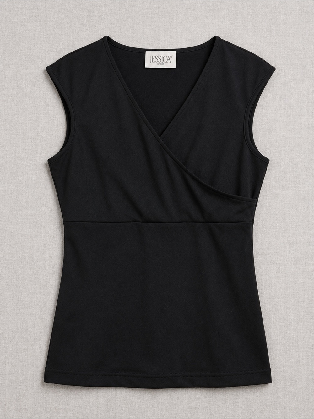 Jessica Black Crop Top for Women